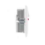 ARCD 13A Double Socket with Independent Switches – MOULD Series 822ARCD Pearlescent White