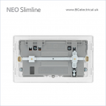 BRITISH GENERAL - BG Neo Slimline -13A Socket & Switched USB (C=22W + A=22W) Single Pole 2 Gang PCWH22UAC22 White HK dst BRITISH GENERAL - BG Neo Slimline -13A Socket & Switched USB (C=22W + A=22W) Single Pole 2 Gang PCWH22UAC22 White HK dst