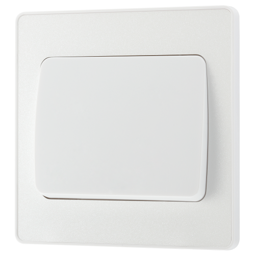 BG - British General Evolve PCDCL12WW IP20 20A 16AX Wide Rocker Light Switch 1G 2 Way Pearlescent White