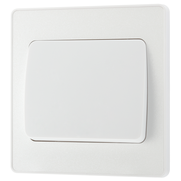 BG - British General Evolve PCDCL12WW IP20 20A 16AX Wide Rocker Light Switch 1G 2 Way Pearlescent White