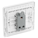 BG - British General Evolve PCDCL12WW IP20 20A 16AX Wide Rocker Light Switch 1G 2 Way Pearlescent White