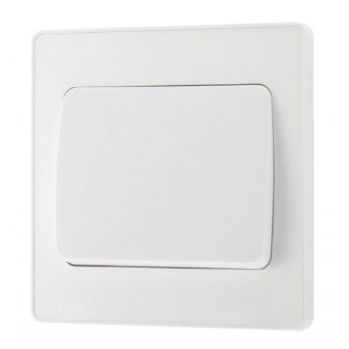 BG - British General Evolve PCDCL13WW 20A 16AX Wide Rocker Intermediate Light Switch 1G Pearlescent White