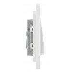 BG - British General Evolve PCDCL13WW 20A 16AX Wide Rocker Intermediate Light Switch 1G Pearlescent White