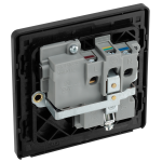 BG - British General Evolve PCDMG22B IP20 13A Socket with Switched 2G Matt Grey