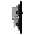 BG - British General Evolve PCDMG22B IP20 13A Socket with Switched 2G Matt Grey