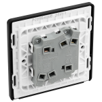 BG - British General Evolve PCDMG42WB IP20 20A 16AX Wide Rocker Light Switch 2G 2 Way Matt Grey