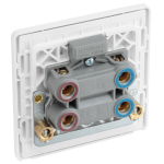 BG - British General Evolve PCDCL74W IP20 45A Double Pole Switch/ Power Indicator Pearlescent White
