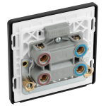 BG - British General Evolve PCDMG74B IP20 45A Double Pole Switch/ Power Indicator 1G Matt Grey