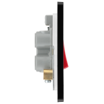 BG - British General Evolve PCDMG74B IP20 45A Double Pole Switch/ Power Indicator 1G Matt Grey
