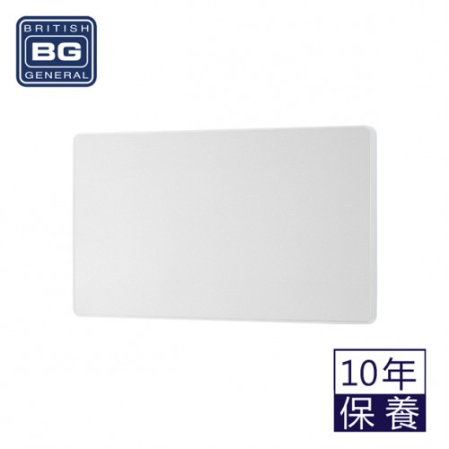 BG - British General Evolve PCDCL95W Double Blank Plate Pearlescent White