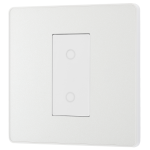 BG - British General Evolve PCDCLTDM1W Touch Dimmer 1Gang Pearlescent White