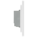BG - British General Evolve PCDCLTDM1W Touch Dimmer 1Gang Pearlescent White