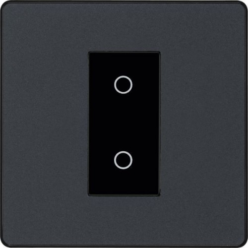 BG - British General Evolve PCDMGTDM1B Touch Dimmer 1Gang Matt Grey