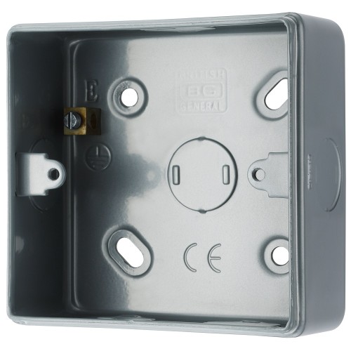 BG - British General Evolve Metal Clad MC501 Surface Mounting Box 1G