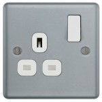 BG - British General Metal Clad MC521 13A Socket with Switch 1G 