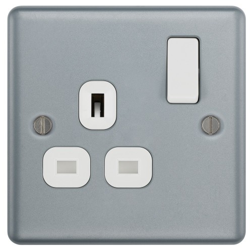 BG - British General Metal Clad MC521 13A Socket with Switch 1G 