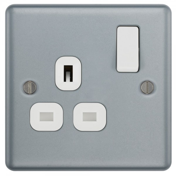 BG - British General Metal Clad MC521 13A Socket with Switch 1G 