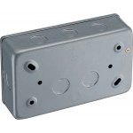 BG - British General Metal Clad MC522 IP20 13A Socket with Switch 2G 
