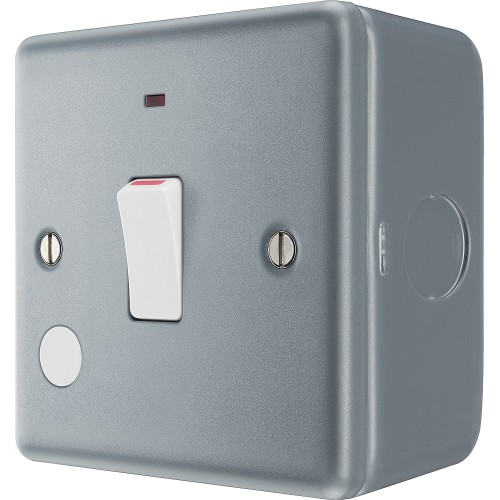 BG - British General Evolve Metal Clad MC531 IP20 20A  Double Pole Switch
