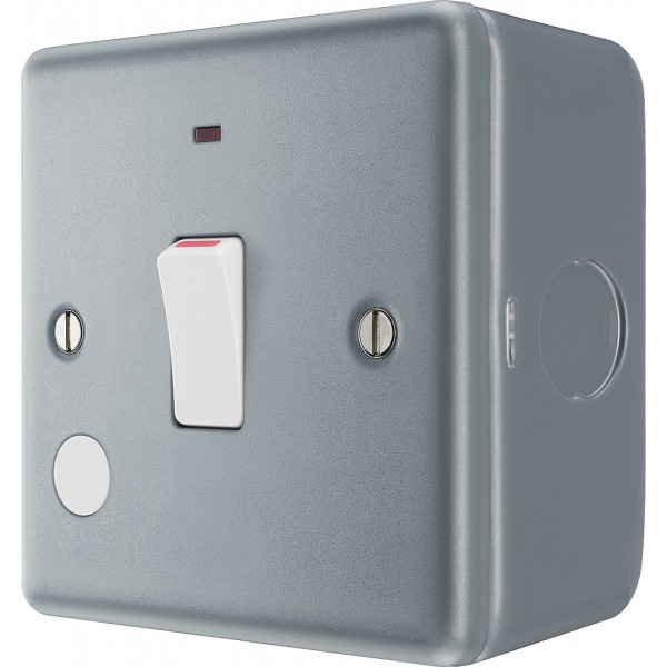 BG - British General Evolve Metal Clad MC531 IP20 20A  Double Pole Switch