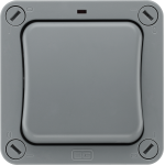 BG WP12 IP66 20AX UV stable Wide Rocker Single Switch/ 2 Way/ Weatherproof (2way / 1way Applicable)
