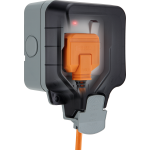 BG UV stable IP66 13A RCD Single Switch / Socket / Neon WP21 Storm Weatherproof