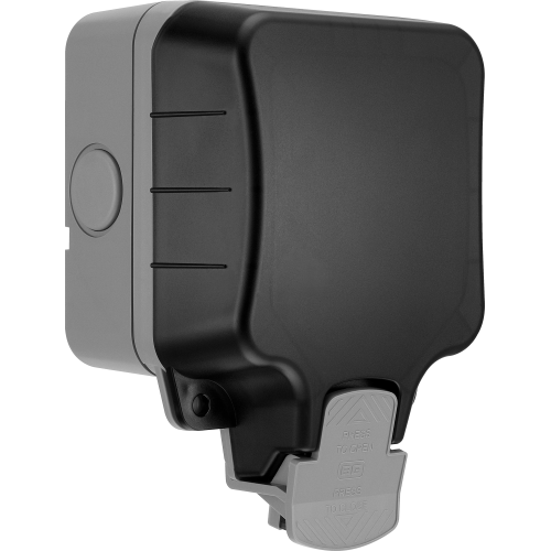 BG UV stable IP66 13A RCD Single Switch / Socket / Neon WP21 Storm Weatherproof
