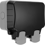 BG UV stable IP66 13A Double Switch / Socket / Neon WP22 Storm Weatherproof