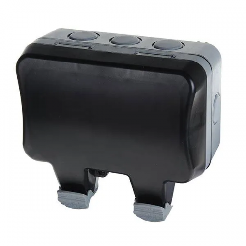 BG UV stable IP66 13A RCD Double Switch / Socket / Neon WP22RCD Storm Weatherproof