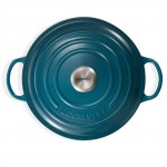 LE CREUSET - 26cm Marmite 4.1L Deep Teal 21114266420430 LE CREUSET - 26cm Marmite 4.1L Deep Teal 21114266420430