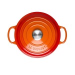 LE CREUSET - 22cm Round Casserole 3.3L Volcanique 21177220902430 LE CREUSET - 22cm Round Casserole 3.3L Volcanique 21177220902430