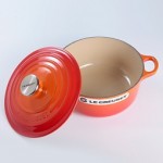 LE CREUSET - 22cm Round Casserole 3.3L Volcanique 21177220902430 LE CREUSET - 22cm Round Casserole 3.3L Volcanique 21177220902430