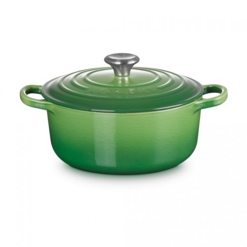 LE CREUSET - 24cm Round Casserole 4.2L Bamboo Green 21177244082430