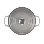 LE CREUSET - 24cm Round Casserole 4.2L Mist Grey 21177245412430 LE CREUSET - 24cm Round Casserole 4.2L Mist Grey 21177245412430