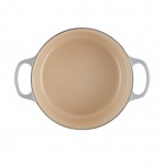 LE CREUSET - 24cm Round Casserole 4.2L Mist Grey 21177245412430 LE CREUSET - 24cm Round Casserole 4.2L Mist Grey 21177245412430