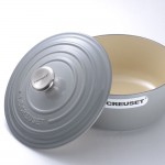 LE CREUSET - 24cm Round Casserole 4.2L Mist Grey 21177245412430 LE CREUSET - 24cm Round Casserole 4.2L Mist Grey 21177245412430
