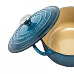 LE CREUSET - 24cm Round Casserole 4.2L Deep Teal 21177246422430 LE CREUSET - 24cm Round Casserole 4.2L Deep Teal 21177246422430