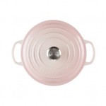 LE CREUSET - 24cm Round Casserole 4.2L Shell Pink 21177247774430 LE CREUSET - 24cm Round Casserole 4.2L Shell Pink 21177247774430
