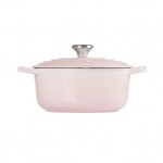 LE CREUSET - 24cm Round Casserole 4.2L Shell Pink 21177247774430 LE CREUSET - 24cm Round Casserole 4.2L Shell Pink 21177247774430