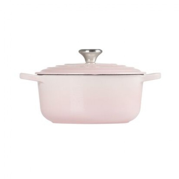 LE CREUSET - 24cm Round Casserole 4.2L Shell Pink 21177247774430 LE CREUSET - 24cm Round Casserole 4.2L Shell Pink 21177247774430