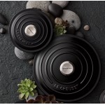 LE CREUSET - 26cm Round Casserole 5.3L Noir Mat 21177260000430 LE CREUSET - 26cm Round Casserole 5.3L Noir Mat 21177260000430