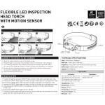 LUCeCO-350+150LM 5W Head torch PIR Rechargeable usb-C rechargeable LILHF35P65
