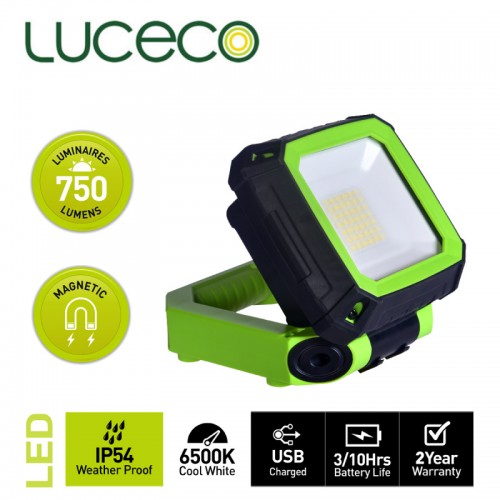 LUCECO - Compact Magnetic USB Work Light LWR7G65