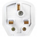 Masterplug 7W Rewireable Heavy Duty Plug 13A Fused White