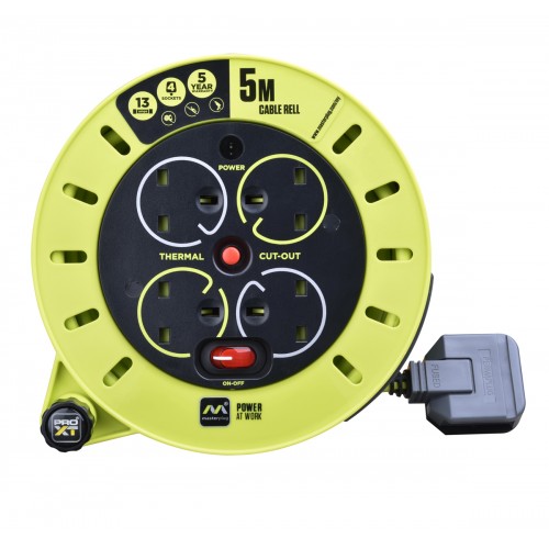 Masterplug PRO-XT CSU05134SL-PXA Cable Reel 5M  