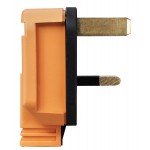 Masterplug HDPT13O Rewireable Heavy Duty Plug 13A Fused Orange PermaPlug 