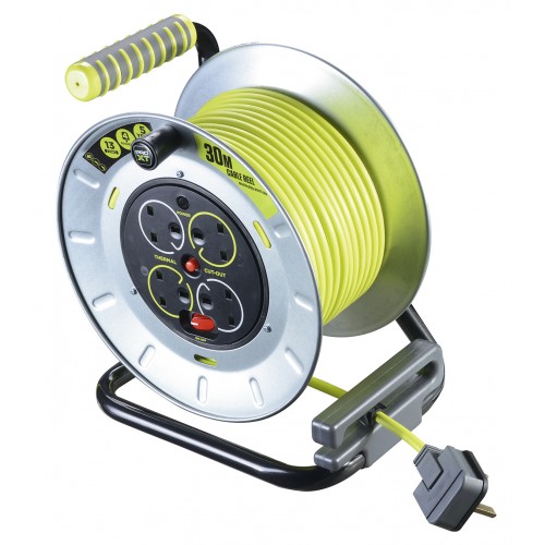 Masterplug PRO-XT OTMU30134SL Metal Open Reel 30M 