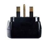 Masterplug SRGAUSBPB2 High gloss USB Adaptor Black (2 x USB 2.1A + 1X13A Socket)
