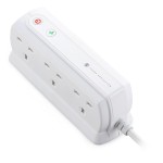 Masterplug SRGD62MW Surge Compact 6 Socket 2m Extension Lead 13A Matt White 