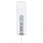 Masterplug SRGDSU62PW Surge Compact 2 USB X3.1A with 6 x13A 2M extension lead High gloss White 